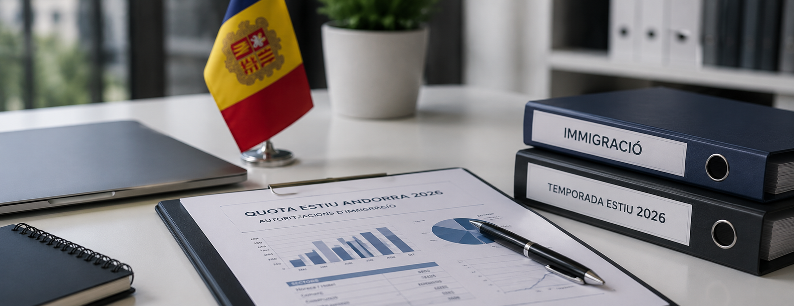Quota estiu Andorra 2026 amb 500 permisos temporals