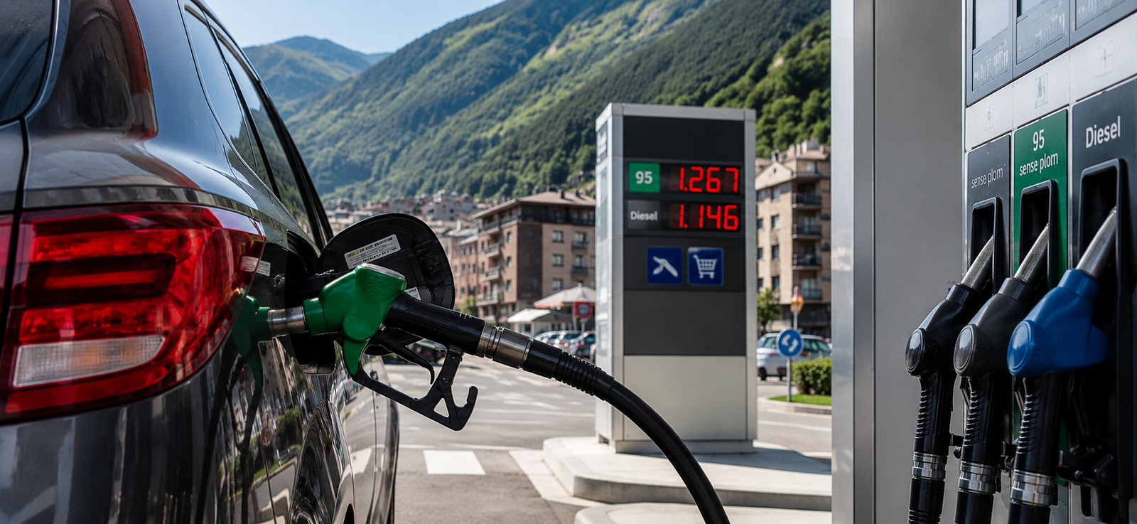 Rebaixa dels carburants a Andorra durant l’estiu del 2026